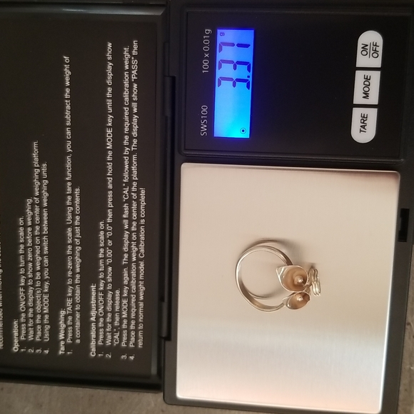 Stuart Nye Sterling Silver Calla Lily Ring - Picture 9 of 9